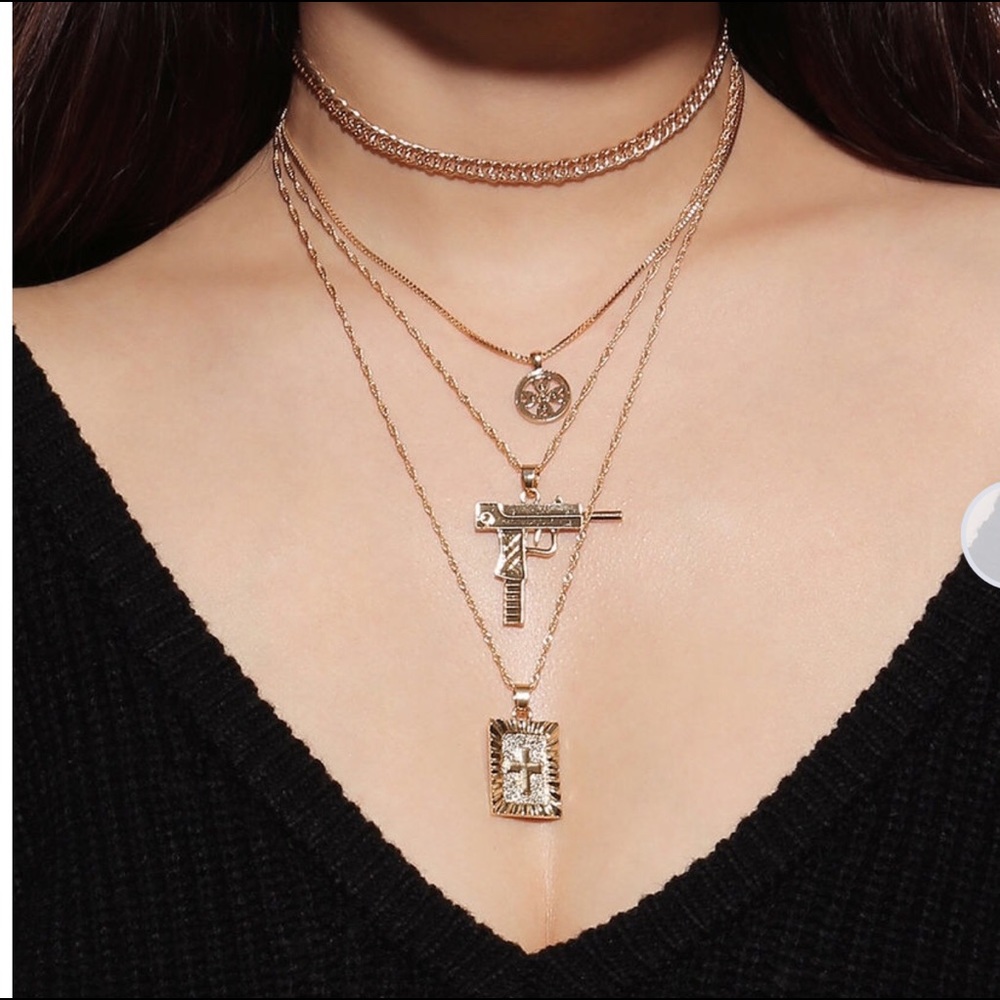 Gold Layer Cross Necklace